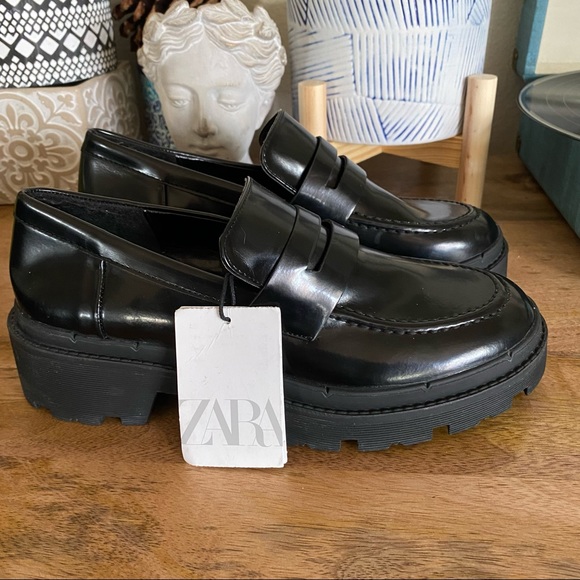 Zara | Shoes | Nwt Zara Black Treaded 